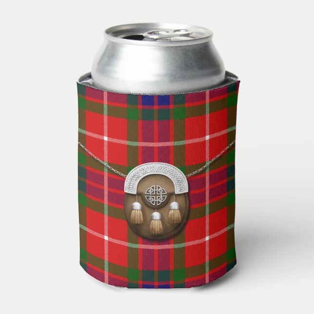 Rafraichisseur De Cannettes Clan Fraser Tartan Et Sporran (Can devant)