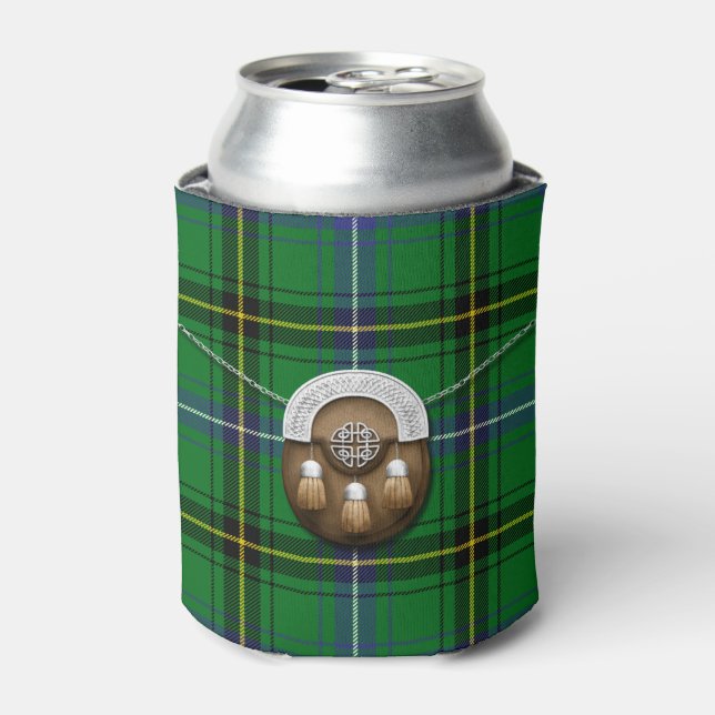 Rafraichisseur De Cannettes Clan Henderson Tartan Et Sporran (Can devant)