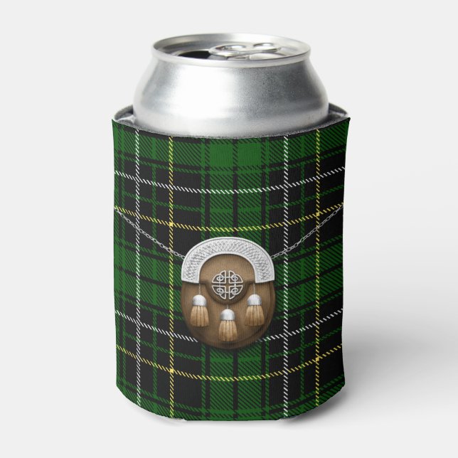 Rafraichisseur De Cannettes Clan MacAlpine Tartan Et Sporran (Can devant)