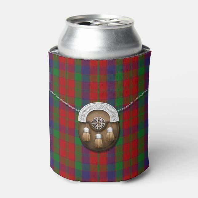 Rafraichisseur De Cannettes Clan Robertson Tartan Et Sporran (Can devant)