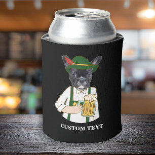 Rafraichisseur De Cannettes Coutume drôle d'amant de bière de bouledogue