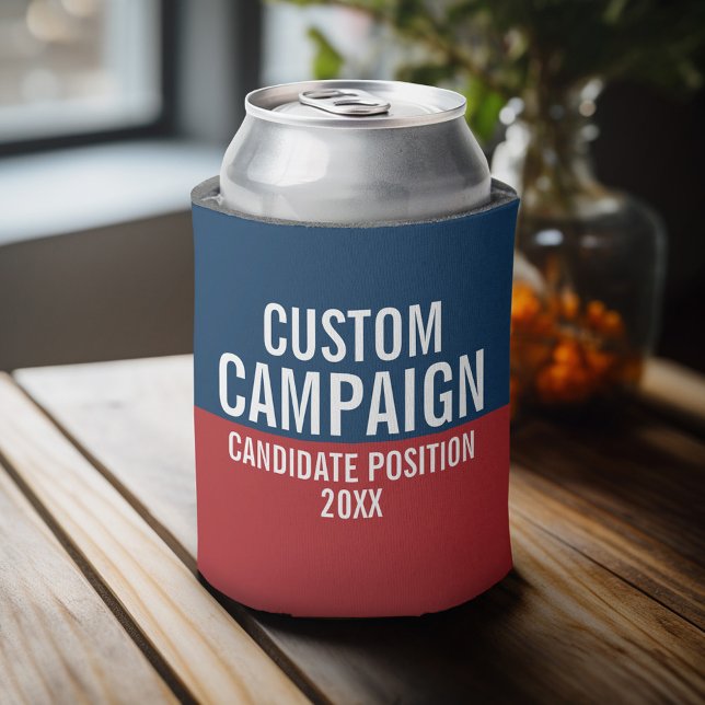 Rafraichisseur De Cannettes Créer votre propre équipement de campagne (Personalized Can Cooler - Add Your name for a great handout for a campaign event)