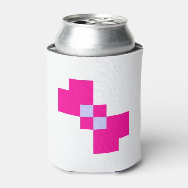 Rafraichisseur De Cannettes Cute 8 bits Pixel Bow (Can devant)