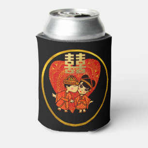 Rafraichisseur De Cannettes Décor cadeau Mariage chinois - Cute COUPLE