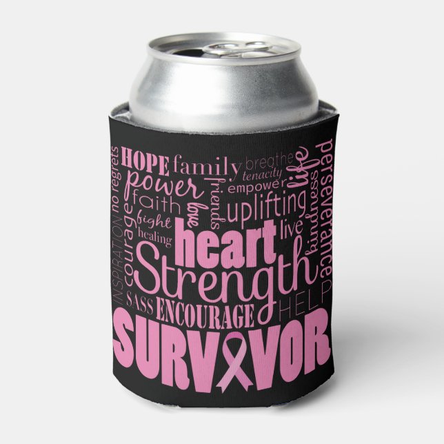 Rafraichisseur De Cannettes Description forte Cancer Survivant (Can devant)
