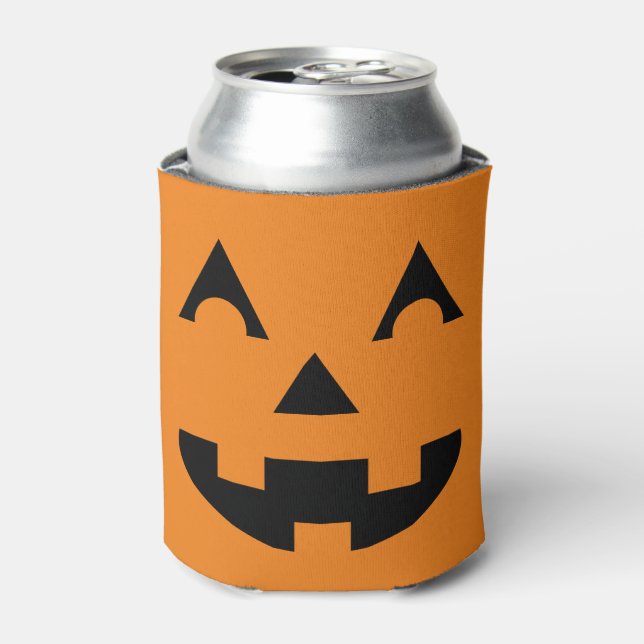 Rafraichisseur De Cannettes Face du Citrouille Halloween Jack-o'-lantern (Can devant)
