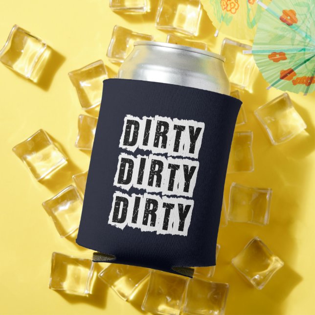 Rafraichisseur De Cannettes Favori de fête Dirty 30 Navy Blue pour un annivers (Été in situ)