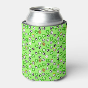 Rafraichisseur De Cannettes Football Design avec chemises en vert