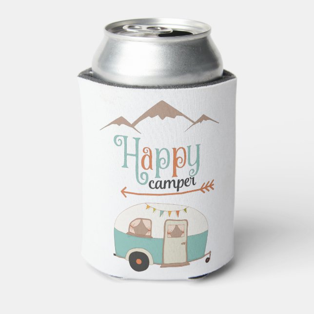 Rafraichisseur De Cannettes Happy Camper Cute Retro RV (Can Dos)