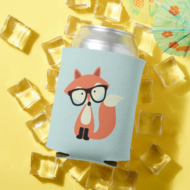 Rafraichisseur De Cannettes Hipster Red Fox (Été in situ)
