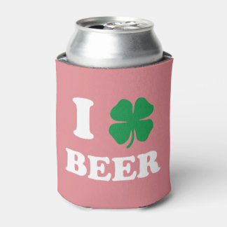 Rafraichisseur De Cannettes I Heart Beer Pink