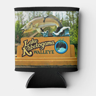 Rafraichisseur De Cannettes Kabetogama Lake Walleye Custom Can Cooler