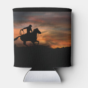 Rafraichisseur De Cannettes Koozie Country Western Roping Cowboy