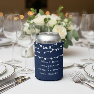Rafraichisseur De Cannettes La Collection Mariage Bleu Marine Lights