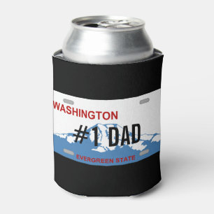 Rafraichisseur De Cannettes La plaque minéralogique de PAPA de Washington #1