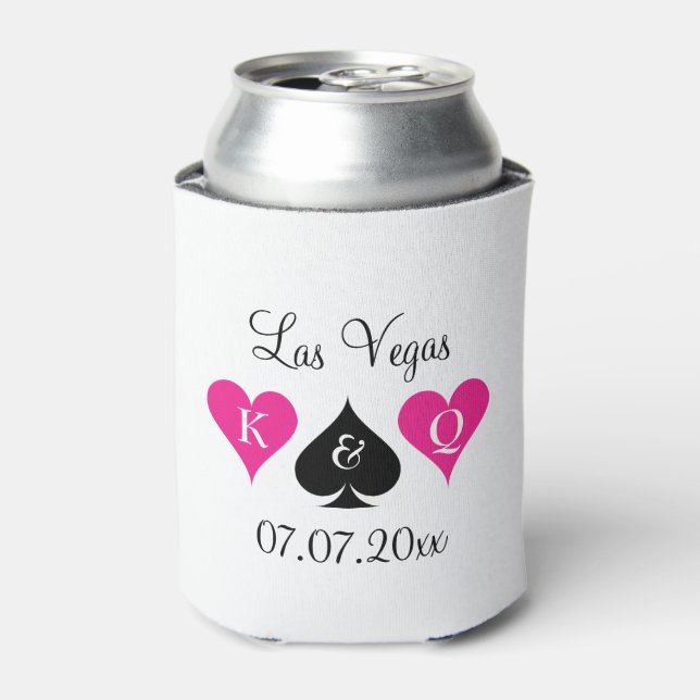 Rafraichisseur De Cannettes Las Vegas thème monogrammed mariage peut refroidis (Can devant)