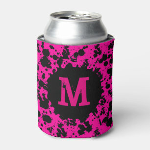 Rafraichisseur De Cannettes Le monogramme de peinture rose néon peut refroidir