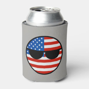 Rafraichisseur De Cannettes Les Etats-Unis Geeky tendants drôles Countryball