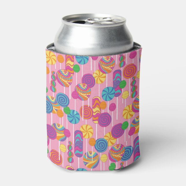Rafraichisseur De Cannettes Lollipops Candy Pattern (Can devant)