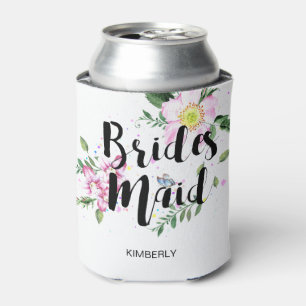 Rafraichisseur De Cannettes Mariage d'aquarelle rose pâle
