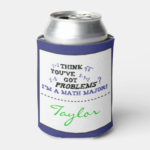 Rafraichisseur De Cannettes Math Graduation majeure Funny Custom Can Cooler