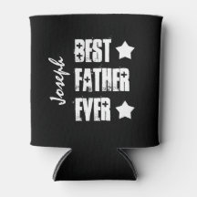 Meilleur PÈRE Jamais Black White Stars Nom personn