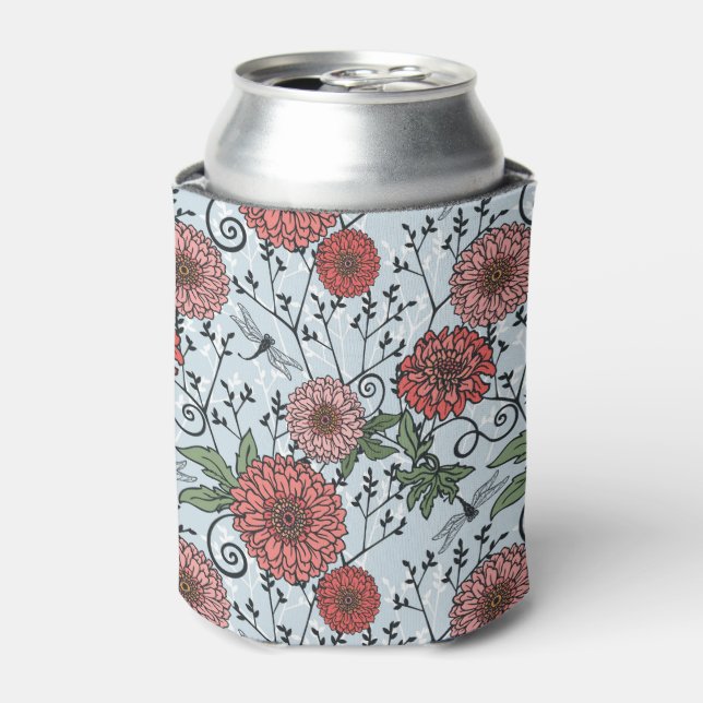 Rafraichisseur De Cannettes Modèle floral 3 (Can devant)