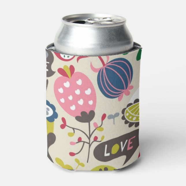 Rafraichisseur De Cannettes Modèle floral 8 (Can devant)