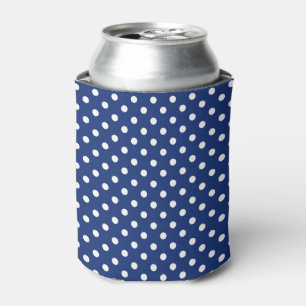 Rafraichisseur De Cannettes Motif avec le pois blanc