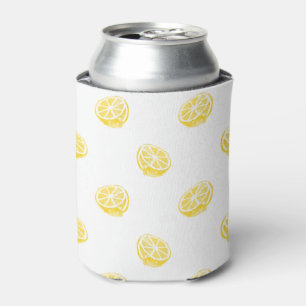 Rafraichisseur De Cannettes Motif citron aquarelle
