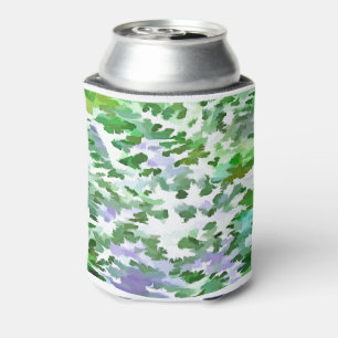 Rafraichisseur De Cannettes Motif de camouflage vert et mauve