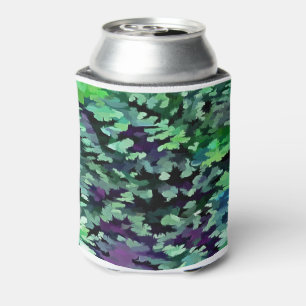 Rafraichisseur De Cannettes Motif de camouflage vert Jade et violet