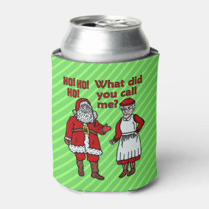 Rafraichisseur De Cannettes Noël drôle le père noël et Mme Holiday Joke