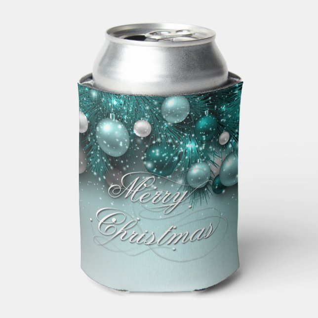 Rafraichisseur De Cannettes Ornements de Noël - Turquoise (Can devant)