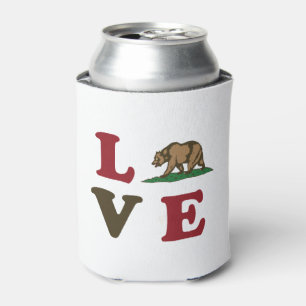 Rafraichisseur De Cannettes Ours gris de République de la Californie d'amour