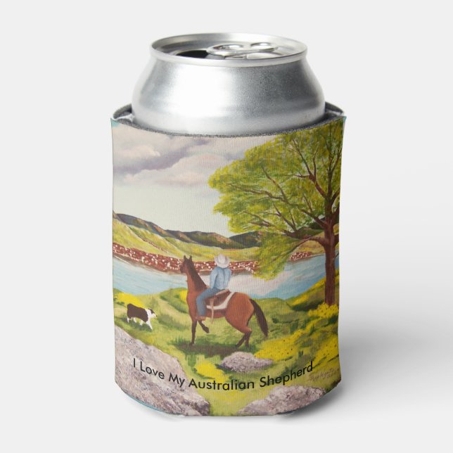 Rafraichisseur De Cannettes Out of the West Peinture personnalisée Can Cooler (Can devant)