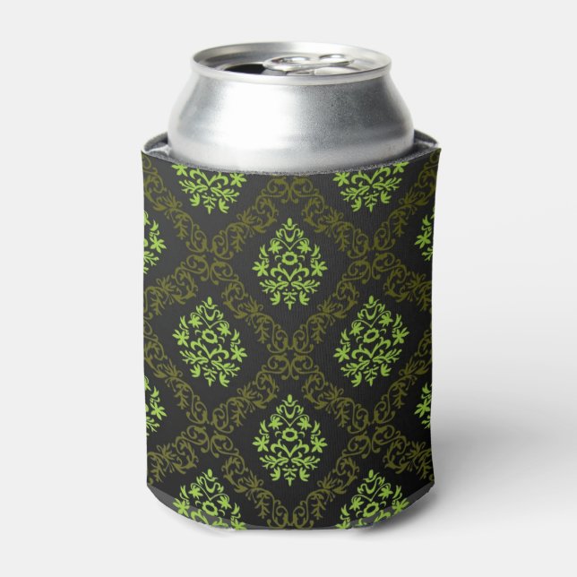 Rafraichisseur De Cannettes Papier peint Floral Vert (Can devant)