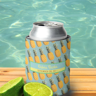 Rafraichisseur De Cannettes partie tropicale d'ananas fait sur commande