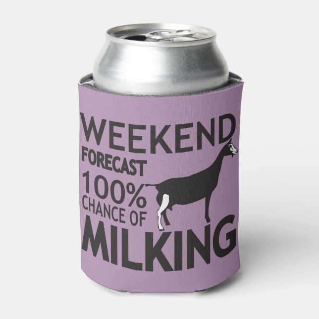 Rafraichisseur De Cannettes PERSONNALISER Week-end Prévision Milking Toggenbur (Can devant)