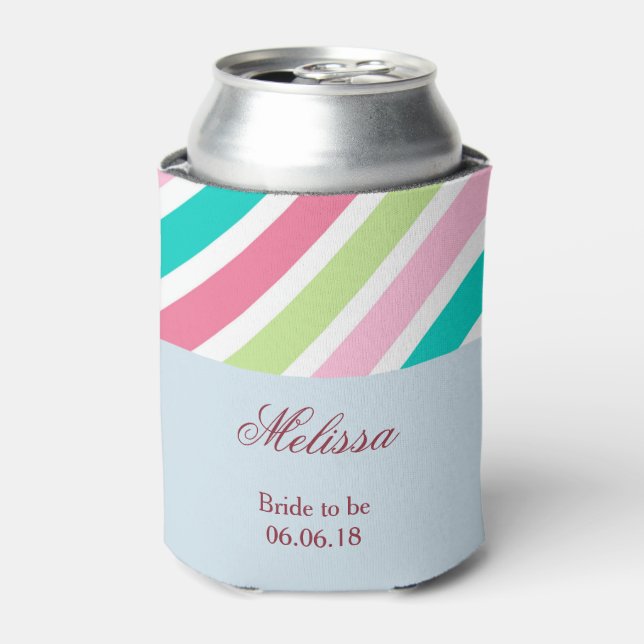 Rafraichisseur De Cannettes Pink and Blue Bride to Be (Can devant)