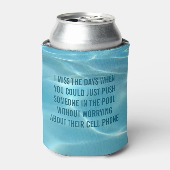 Rafraichisseur De Cannettes Piscine Party Humour (Can devant)