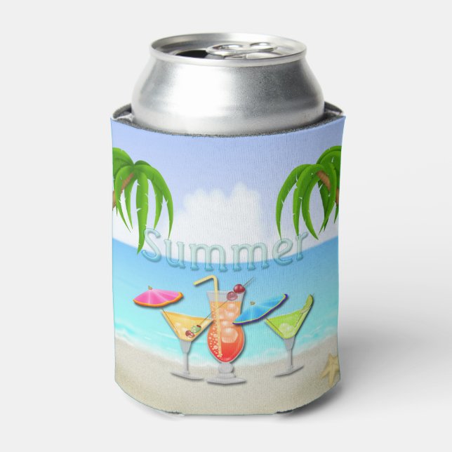 Rafraichisseur De Cannettes Plage Été Cocktails Peuvent Se Rafraîchir (Can devant)