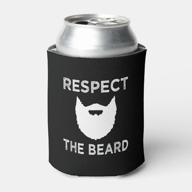 Rafraichisseur De Cannettes Respectez la Beard drôle chemise pour hommes (Can devant)