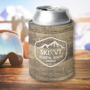 Rafraichisseur De Cannettes Ski Vermont Rustique Killington Stowe Stratton Woo