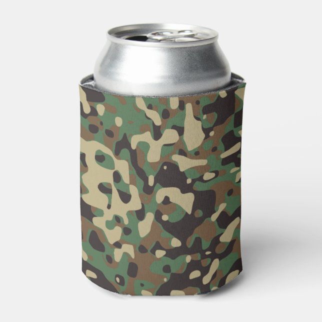 Rafraichisseur De Cannettes Style Chasseur très Cool Motif Camo bois (Can devant)