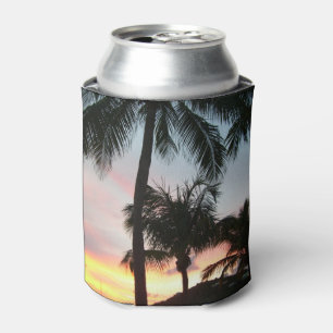 Rafraichisseur De Cannettes Sunset Palms Tropical Paysage Photographie