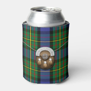 Rafraichisseur De Cannettes Tartan et escarcelle de MacLaren de clan
