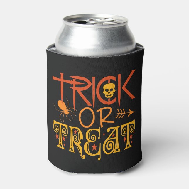 Rafraichisseur De Cannettes Trick ou traiter Halloween personnalisée peut refr (Can devant)