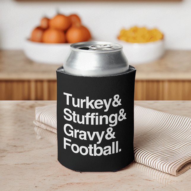 Rafraichisseur De Cannettes Turquie & farce & Gravité & Football Thanksgiving (Créateur téléchargé)