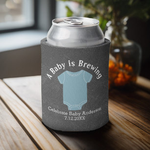 Rafraichisseur De Cannettes Un bébé brasse - Couples Douche Favoriser Blue Boy